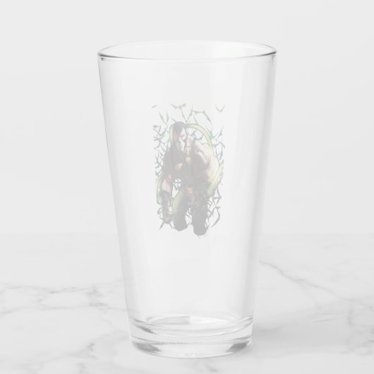 Batman Bane Bat Swarm Illustration Glas (Achterkant)