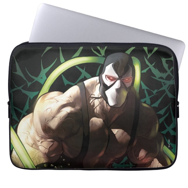 Batman Bane Bat Swarm Illustration Laptop Sleeve (Voorkant)