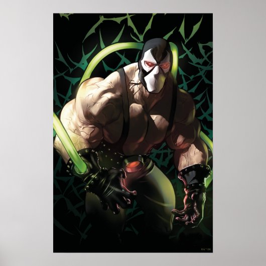 Batman Bane Bat Swarm Illustration Poster (Voorkant)