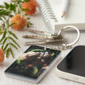 Batman Bane Bat Swarm Illustration Sleutelhanger (Voorkant Rechts)