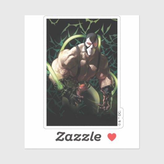 Batman Bane Bat Swarm Illustration Sticker (Vel)