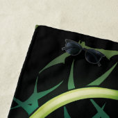 Batman Bane Bat Swarm Illustration Strandlaken (In situ)