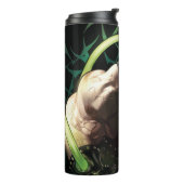 Batman Bane Bat Swarm Illustration Thermosbeker (Gedraaid links)