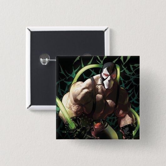 Batman Bane Bat Swarm Illustration Vierkante Button 5,1 Cm (Voorkant /achterkant)