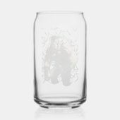 Batman Bane Bat Zwerm Illustratie Blikvorm Glas (Achterkant)