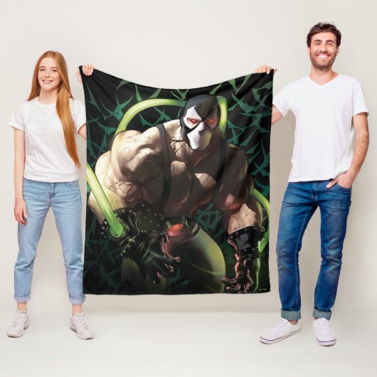 Batman Bane Bat Zwerm Illustratie Fleece Deken (In situ)