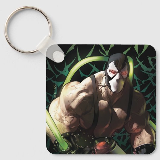 Batman Bane Bat Zwerm Illustratie Sleutelhanger (Voorkant)