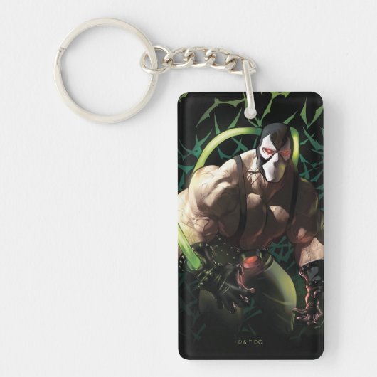 Batman Bane Bat Zwerm Illustratie Sleutelhanger (Voorkant)
