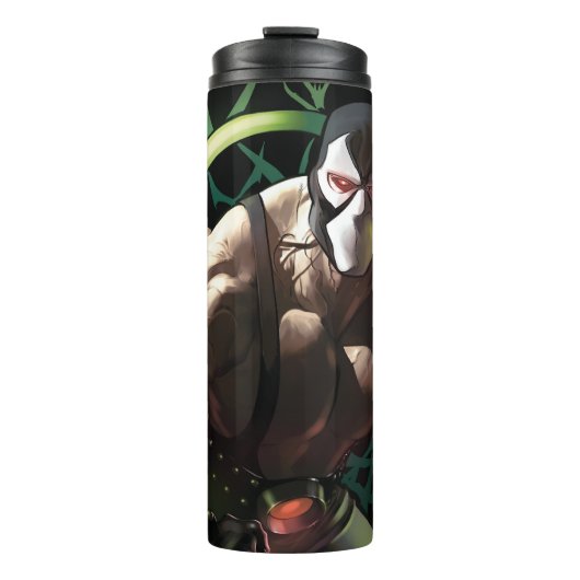 Batman Bane Bat Zwerm Illustratie Thermosbeker (Voorkant)