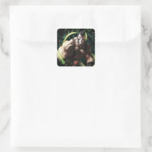 Batman Bane Bat Zwerm Illustratie Vierkante Sticker (Tas)