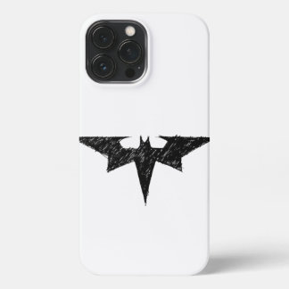 Batman Bat-Signal Logo Sketch iPhone 13 pro m Case Max Hoesje