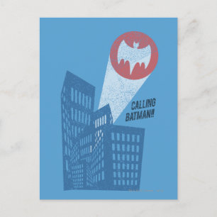 Batman Bat Symbol Grafisch bellen Briefkaart
