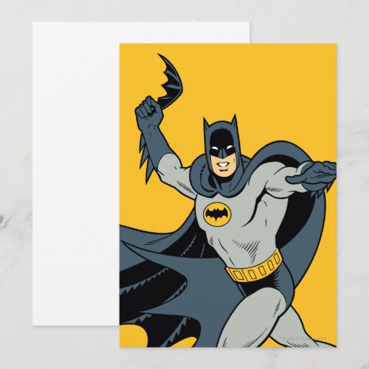 Batman Batarang Kaart (Voorkant / Achterkant)