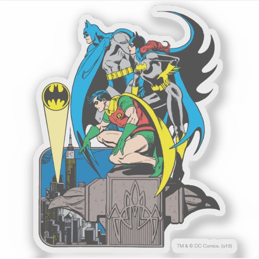 Batman/Batgirl/Robin Sticker (Voorkant)