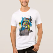 Batman/Batgirl/Robin Tri-Blend Shirt (Voorkant)