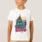 Batman | Batman en Robin Gift gewikkeld in XMas Tr T-shirt (Voorkant)