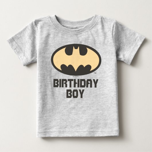 Batman | Birthday Boy Baby T-Shirt (Voorkant)