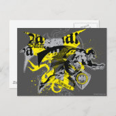 Batman Black en Yellow Collage Briefkaart (Voorkant / Achterkant)