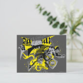 Batman Black en Yellow Collage Briefkaart (Staand voorkant)