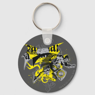 Batman Black en Yellow Collage Sleutelhanger