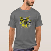 Batman Black en Yellow Collage T-shirt (Voorkant)
