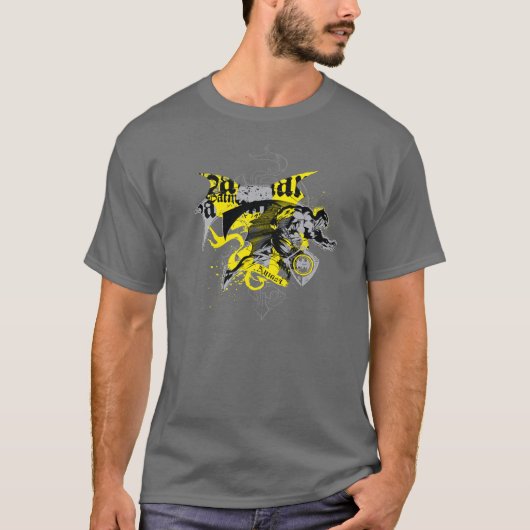 Batman Black en Yellow Collage T-shirt (Voorkant)