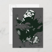 Batman Black & White Graffiti Stencil Briefkaart (Voorkant / Achterkant)