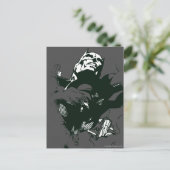Batman Black & White Graffiti Stencil Briefkaart (Staand voorkant)