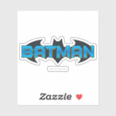 Batman | Blauwe naam Logo Sticker (Vel)