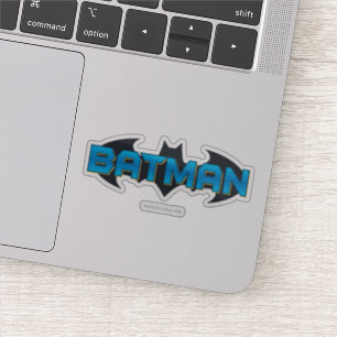 Batman Blauwe naam Logo Sticker