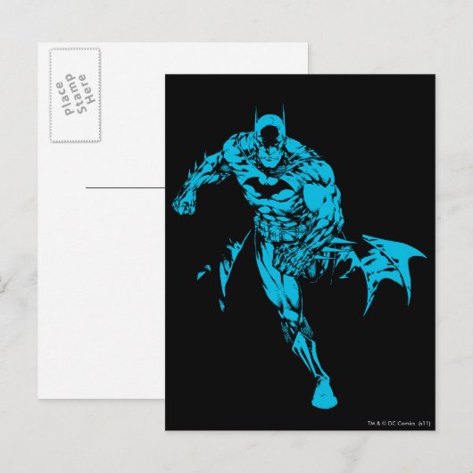 Batman Blue Briefkaart (Voorkant / Achterkant)