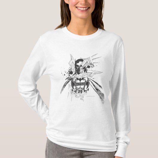 Batman Blue Cityscape T-shirt (Voorkant)