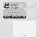 Batman Books voor Baby | Baby shower-insteekkaart Plaatskaartje (Voorkant / Achterkant)