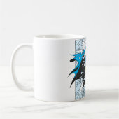 Batman brandt door glas koffiemok (Links)