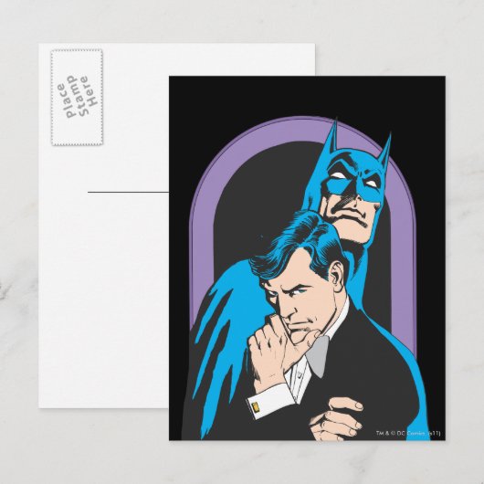 Batman/Bruce Briefkaart (Voorkant / Achterkant)