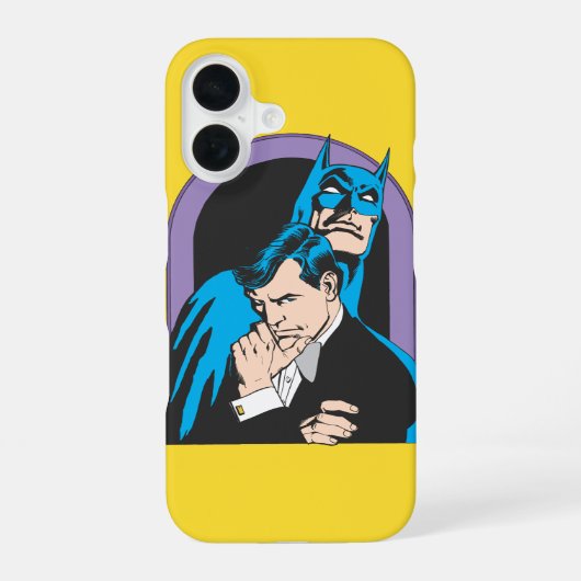 Batman/Bruce iPhone 16 Hoesje (Achterkant)