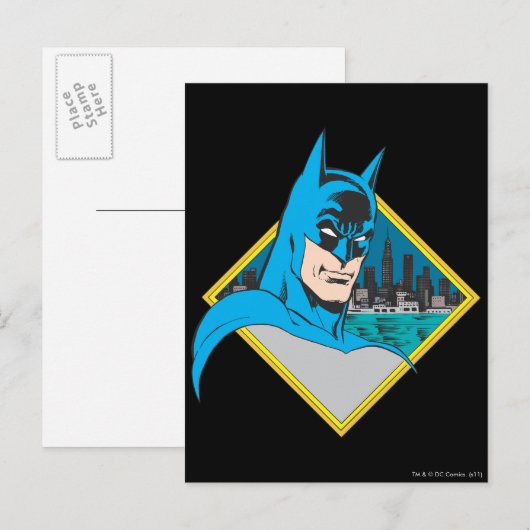 Batman Bust Briefkaart (Voorkant / Achterkant)