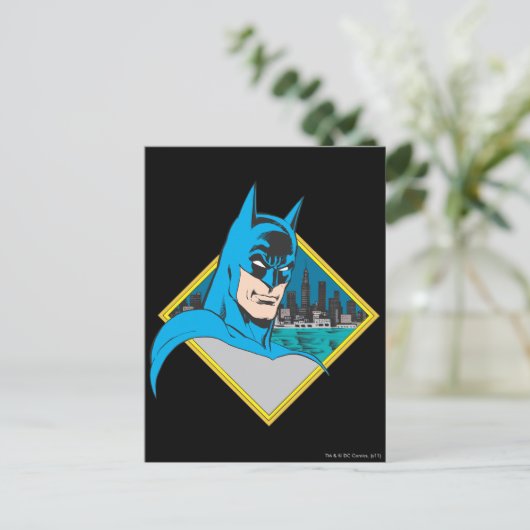 Batman Bust Briefkaart (Staand voorkant)