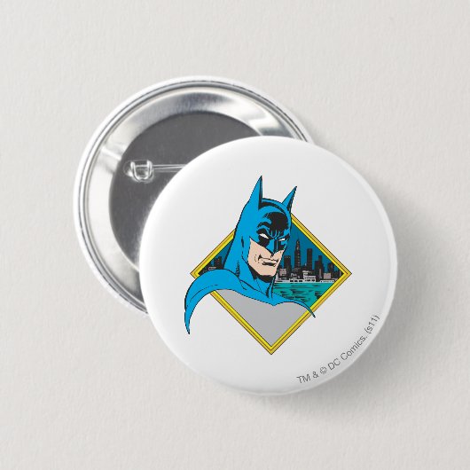 Batman Bust Ronde Button 5,7 Cm (Voorkant /achterkant)
