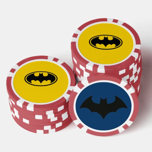 Batman-Button Poker Chips (Opstapeling)