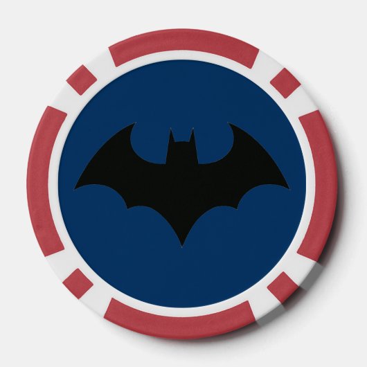Batman-Button Poker Chips (Achterkant)