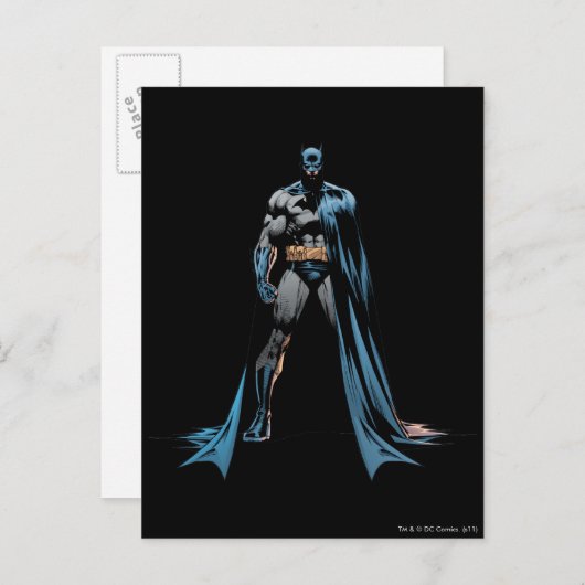 Batman cape aan één zijde briefkaart (Voorkant / Achterkant)