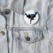 Batman Cape-achtige vleugels Ronde Button 5,7 Cm (In situ)