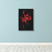 Batman Cape & Logo Canvas Afdruk (Insitu (Houten vloer))