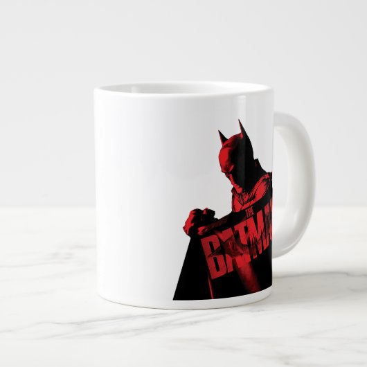 Batman Cape & Logo Grote Koffiekop (Voorkant rechts)