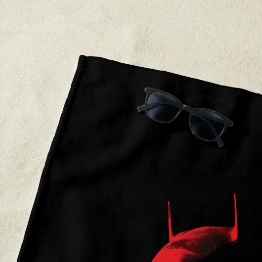 Batman Cape & Logo Strandlaken (In situ)