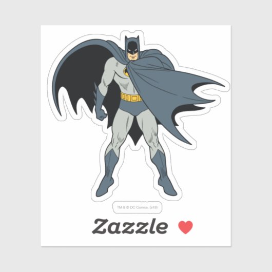 Batman Cape Sticker (Vel)