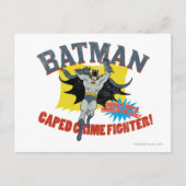 Batman Caped Crime Fighter Briefkaart (Voorkant)