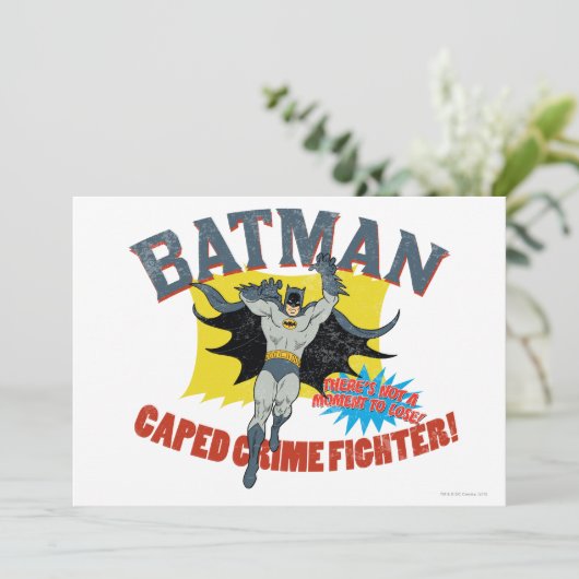 Batman Caped Crime Fighter Kaart (Staand voorkant)