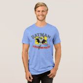 Batman Caped Crime Fighter Tri-Blend Shirt (Voorkant volledig)
